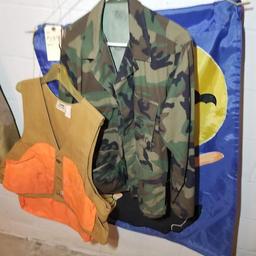 HUNTING CLOTHES and HALLOWEEN FLAG