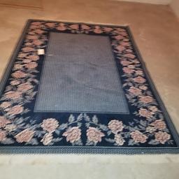 BLUE 66'' x92'' FLOOR RUG