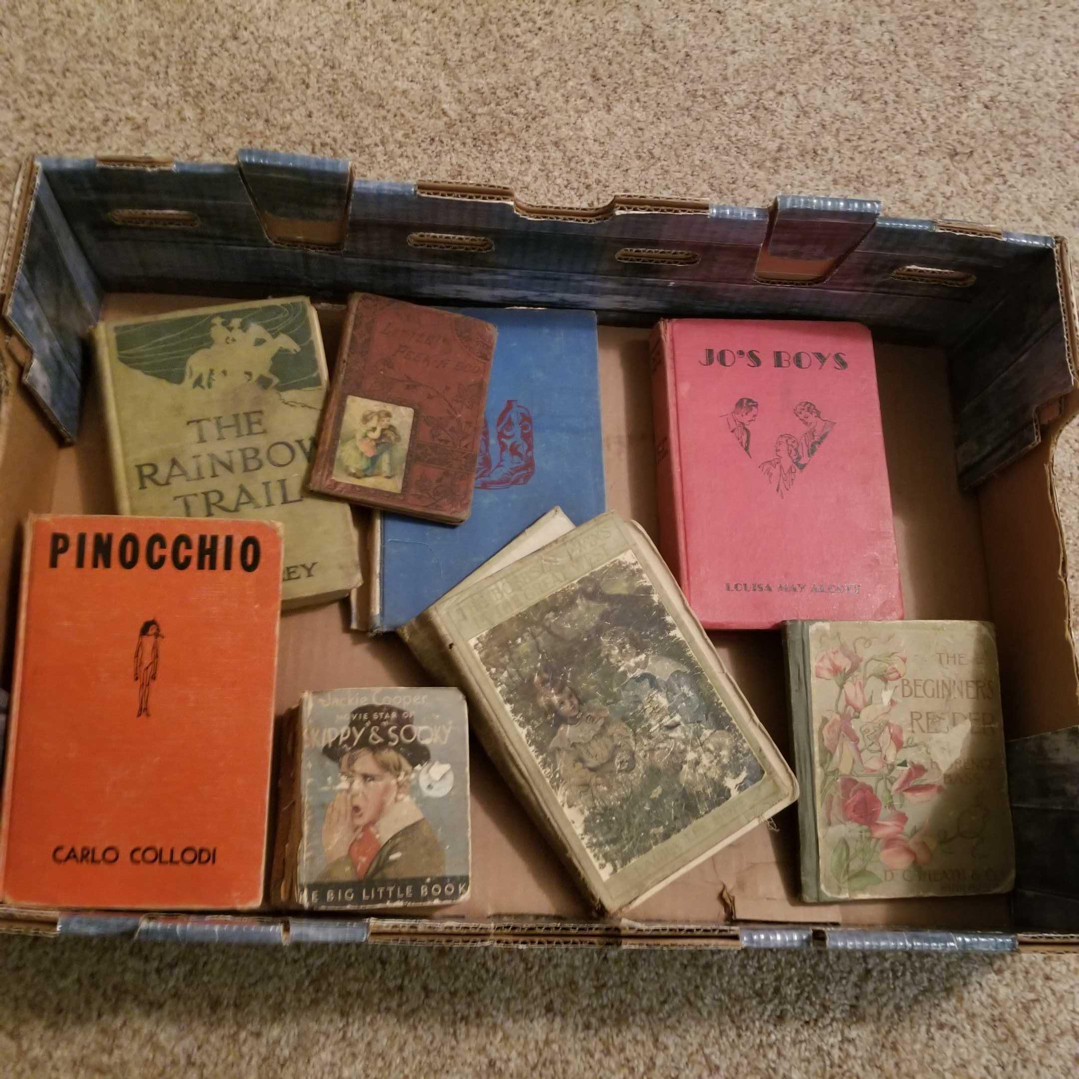 VINTAGE BOOKS inc. PINOCCHIO and BEGINNER READER