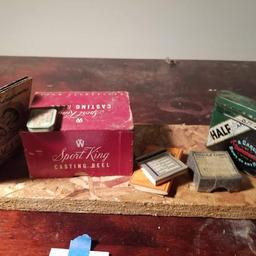 TOBACCO TIN COLLECTION inc. VELVET, PRINCE ALBERT, HALF and HALF