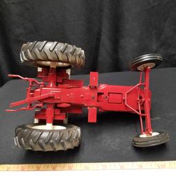 COCKSHUTT "1950" TRACTOR, RED, OPEN STATION, 2WD WIDE FRONT, 3 POINT