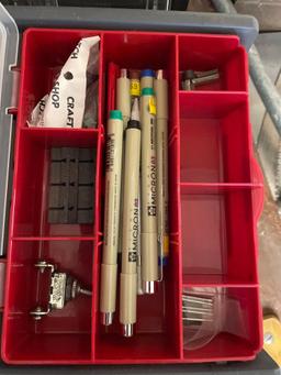 Popular Mechanic Plastic Toolbox & Misc HO Train Supplies