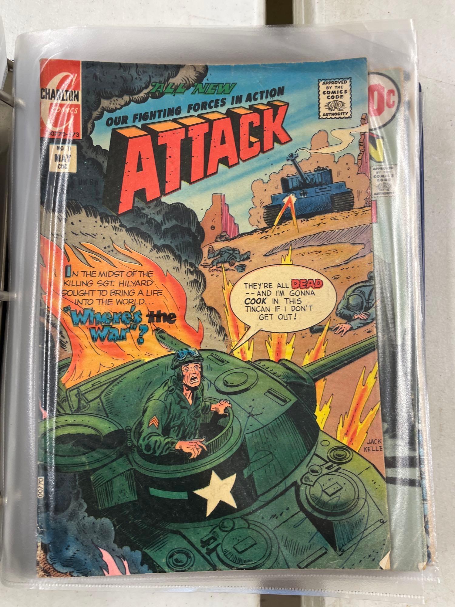 30-Vintage Comic Books in 3-Ring Binder