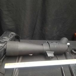 Aim 20x60x60 Black Matte Sporting Scope with Soft Case and Tripod