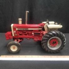 FARMALL "1206 TURBO" TRACTOR, WIDE FRONT, WEIGHTS, WHITE FENDER