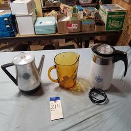 COFFEE POTS AND PITCHER ASSORTMENT