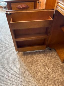 Maple sewing machine cabinet (no sewing machine)