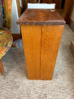 Vintage retro cushioned occasional chairs Handmade night stand