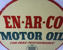 Enarco Motor Oil Tin Sign