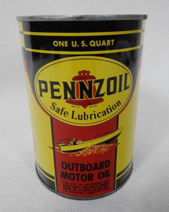 Pennzoil Outboard Quart Can