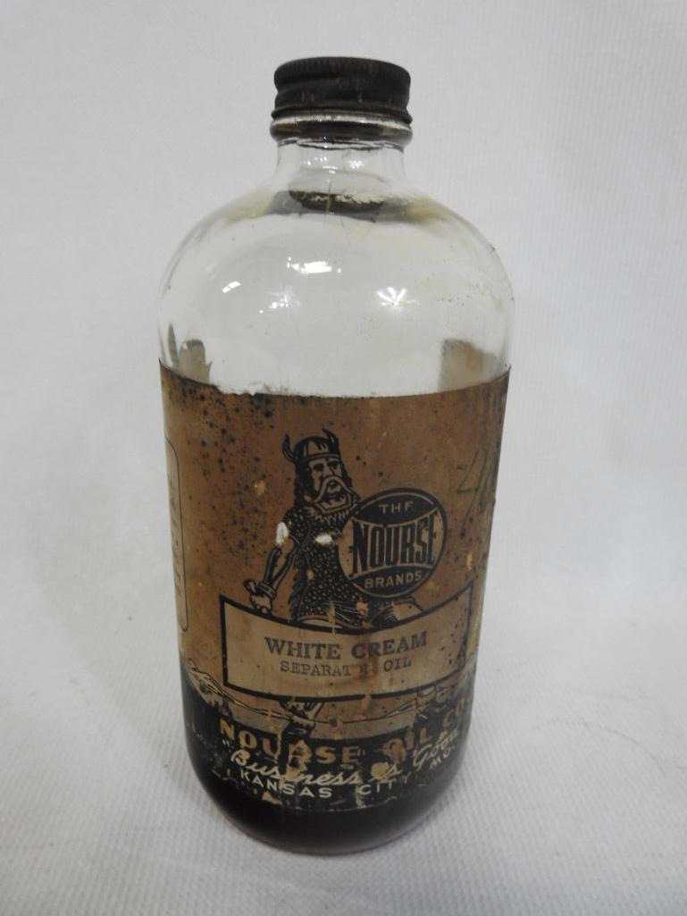 Pair of Quart Oil Bottles