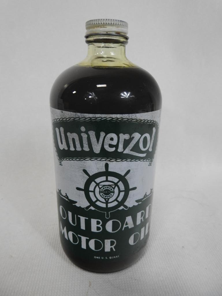 Pair of Quart Outboard Oil Bottles