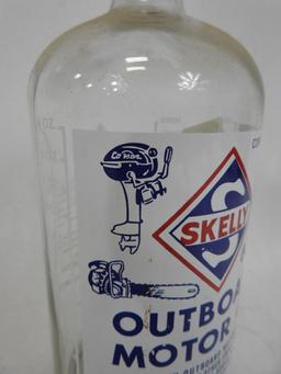 Pair of Quart Outboard Oil Bottles