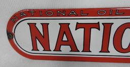 National Oil Company (Red) Sign