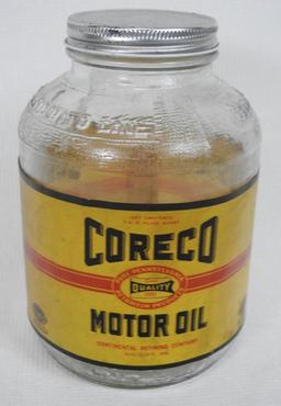 Coreco Motor Oil Wartime Bottle