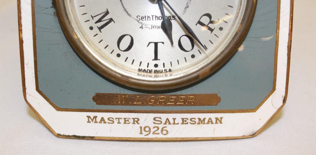 1926 Packard Master Salesman Award Radiator Shaped Desk Clock