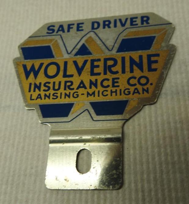 Wolverine Insurance License Plate Topper