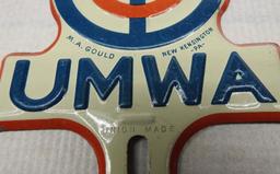 Umwa License Plate Topper