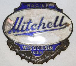 Mitchell Motor Car Co Radiator Emblem Badge