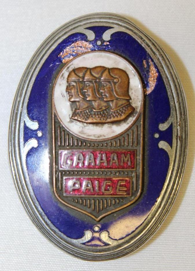 Graham Paige Motor Car Co Radiator Emblem Badge
