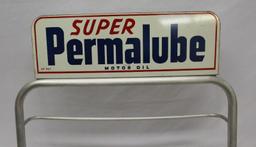 Standard Super Permalube 1 Quart Oil Can Rack with SST Sign