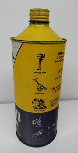 Sunoco Outboard Cone Top Quart Oil Can