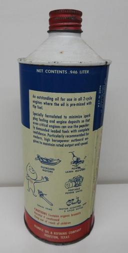 Esso Outboard Cone Top Quart Oil Can