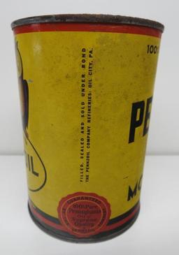 Pennzoil Motor Oil Quart Can (Owls)