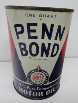 Penn Bond Motor Oil Quart Can