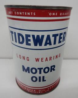 Tidewater Motor Oil Quart Can