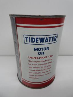 Tidewater Motor Oil Quart Can