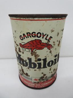 Mobiloil Gargoyle Quart Oil Can