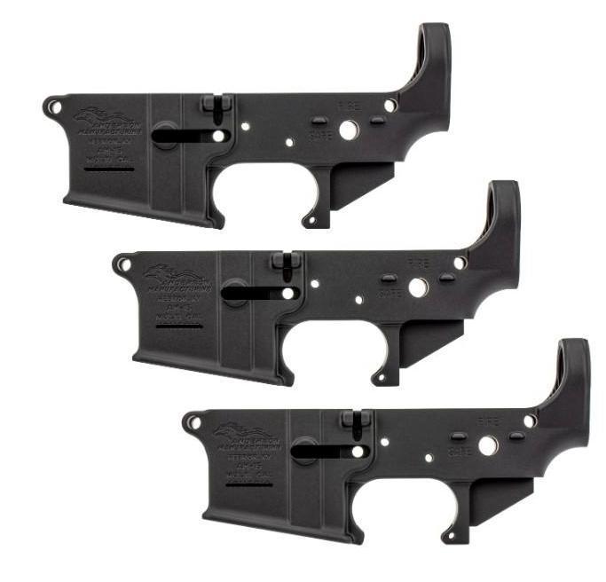 ANDERSON MANUFACTURING AM-15 STRIPPED LOWER RECEIVER *3 PACK* (NEW)
