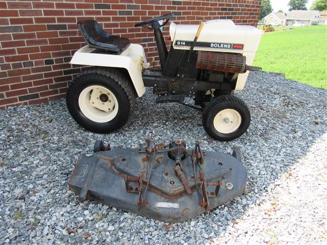 1977 Bolens G14 Garden Tractor w/38" Rotary Mower