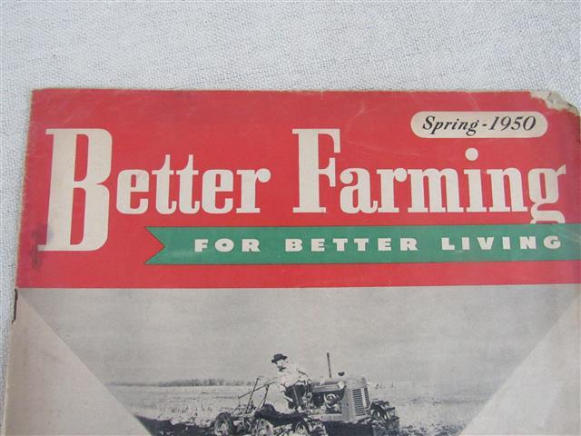 Oliver Better Farming Spring - 1950, Ivan Z. Nolt