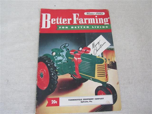 Oliver Better Farming Winter - 1950, Farmersville