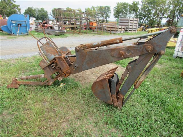 Backhoe w/Thumb for Compact (fire damage)