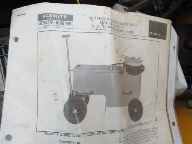 Alemite 12V Lube Cart