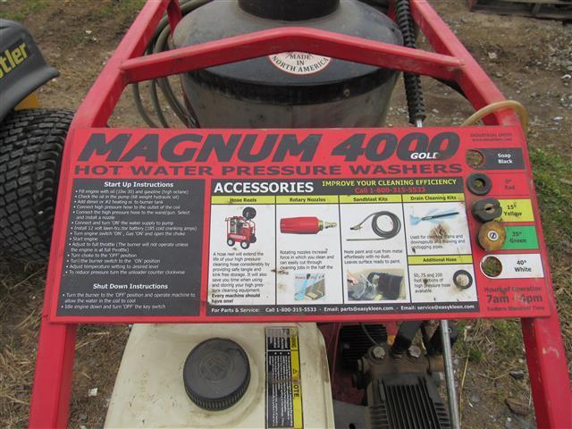 Magnum 4000 Gold Pressure Washer