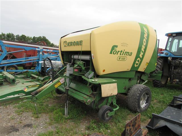 Krone Fortima V1500 Round Baler w/Net Wrap,