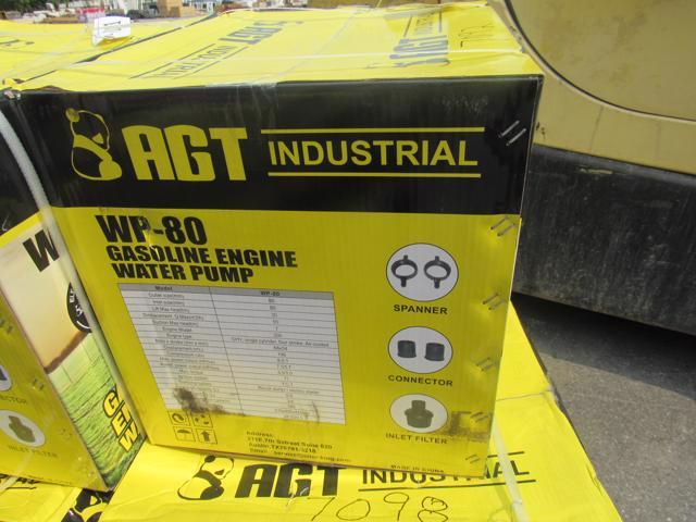 AGT 3" Water Pump WP 80 w/gas engine (New)