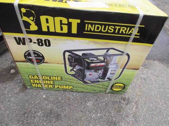 AGT 3" Water Pump WP 80 w/gas engine (New)