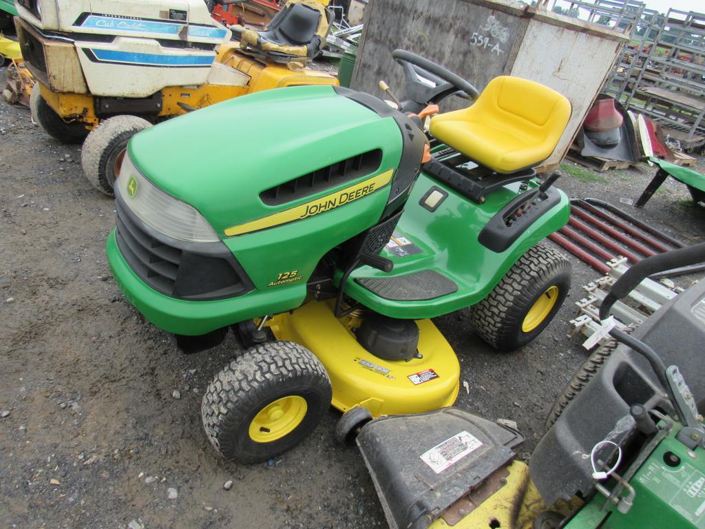 JD 125 Riding Mower w/ 42" Deck, 20 HP