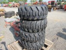 New 12-16.5 Forerunner Tires on Wheels for Case