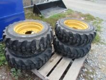 10-16.5 Forerunner Tires on Wheels for NH/JD/CAT