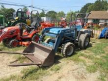 Ford 1510 Tractor w/Ldr & Forks, Dsl, 4WD, ROPS,