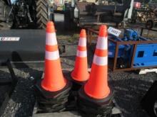Safety Traffic Cones 28" (New)