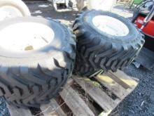 Garden Master 26x12x12 Tires w/ 5 Lug Rims (set
