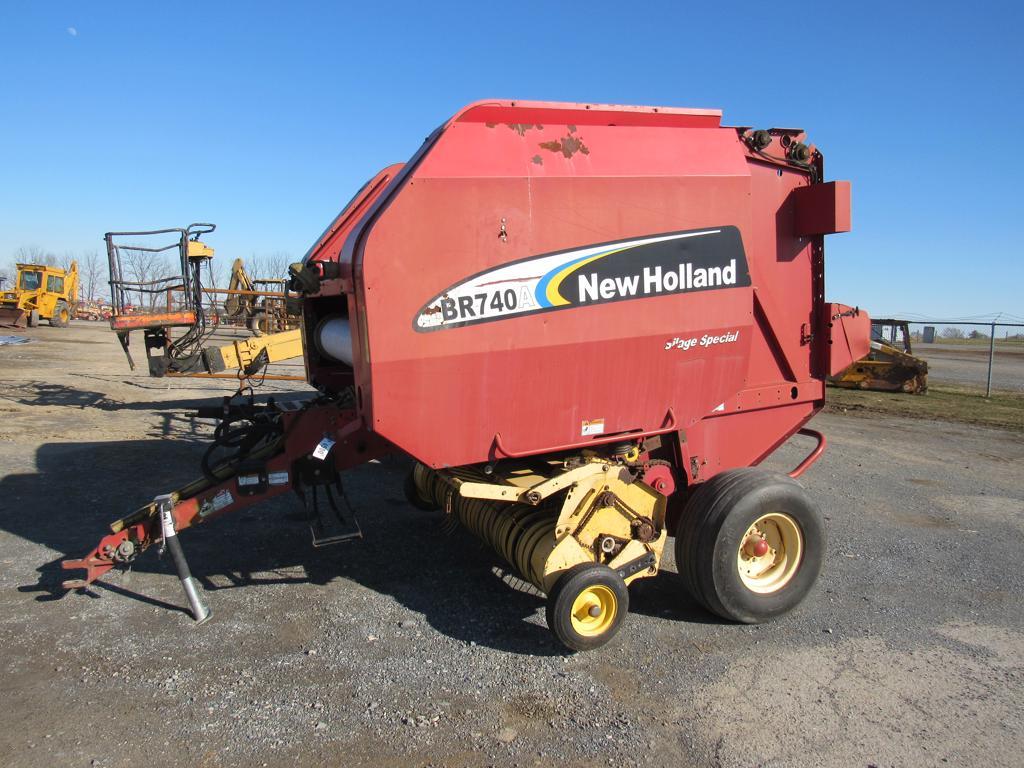 NH BR740A Round Baler, Silage Special