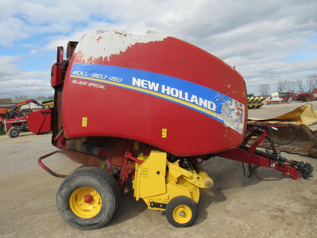 NH 450 Silage Special Net Wrap Round Baler (Burnt)